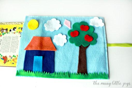 If you're traveling with kids, this travel felt board is a quick DIY craft that makes a great activity for kids stuck on a plane or in a car. It costs less than five dollars, takes less than an hour to make, and will save your sanity when you're on the go with little ones this summer!