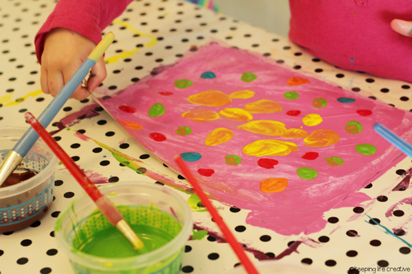 how to make painted papers