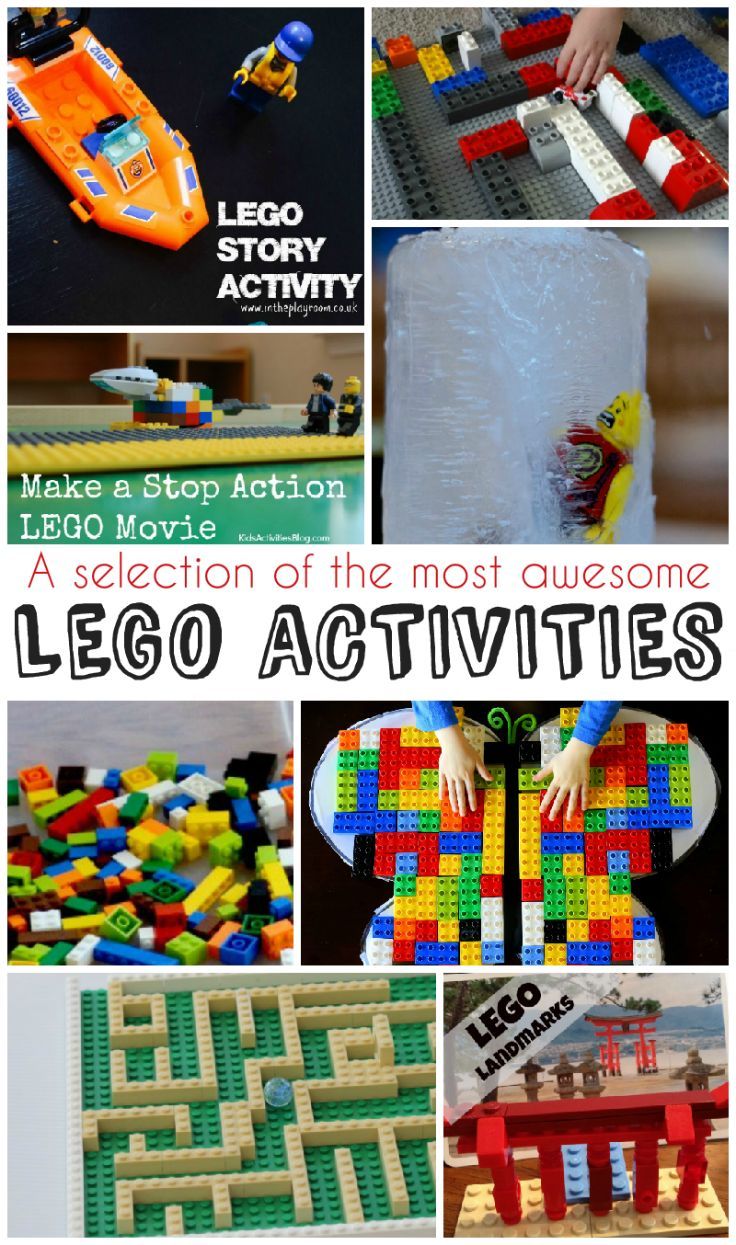 This may contain: lego activities for kids to play with and learn how to use them in the classroom