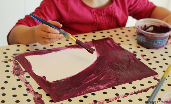 how to make painted papers