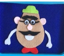 felt mr potato head