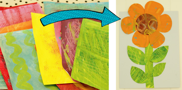 painted paper project