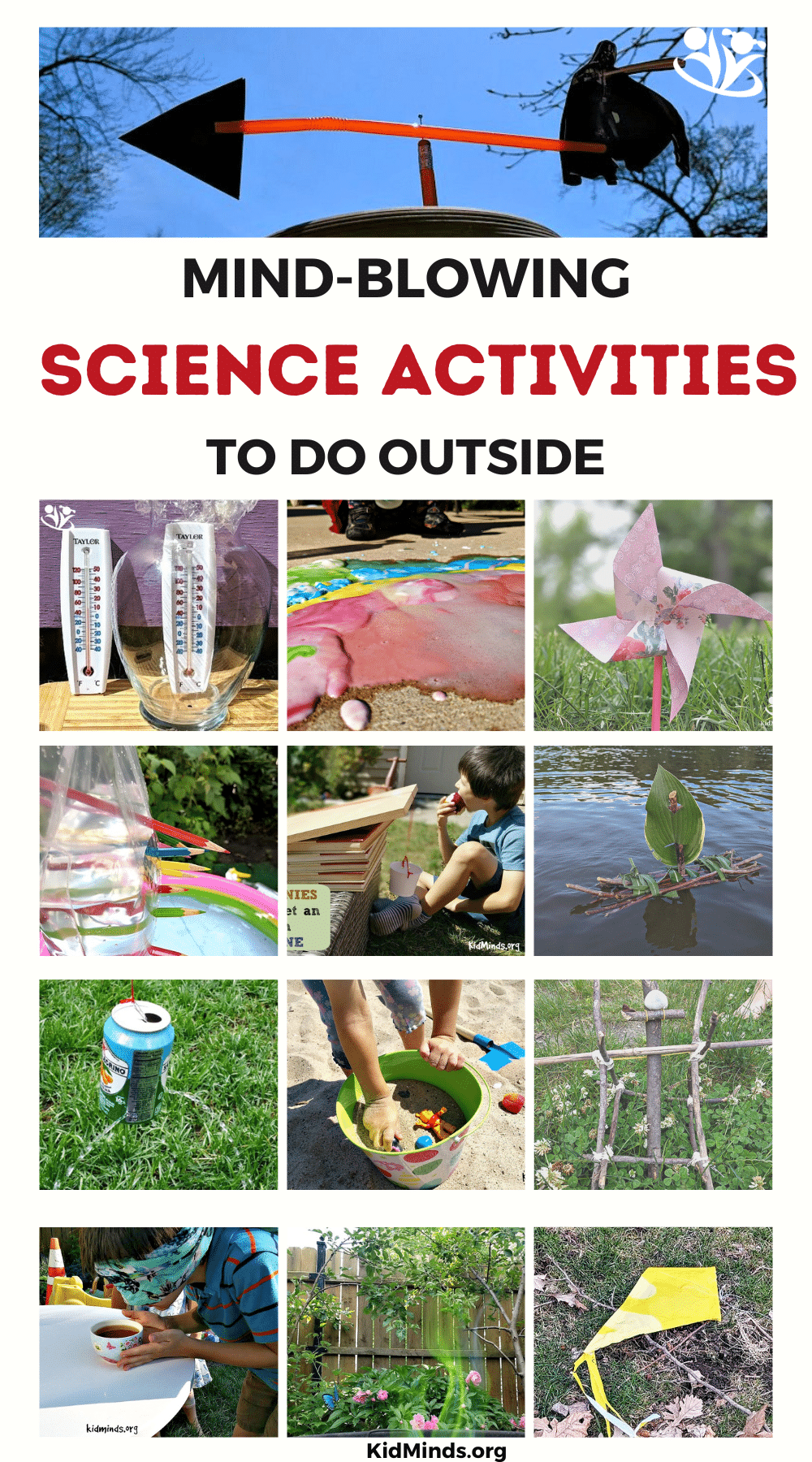 These outdoor science activities will blow your kid's mind. From turning a campfire green with Borax to exploring the world of molecules with a bag of pencils, these activities will help your kids explore, learn, and grow. #kidsactivities #scienceactivities #STEM #getoutside #earlylearning #kidminds #sciencelearning #outside