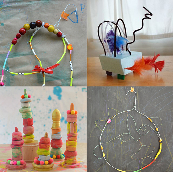 Sculpture projets for Preschool and Kindergarten