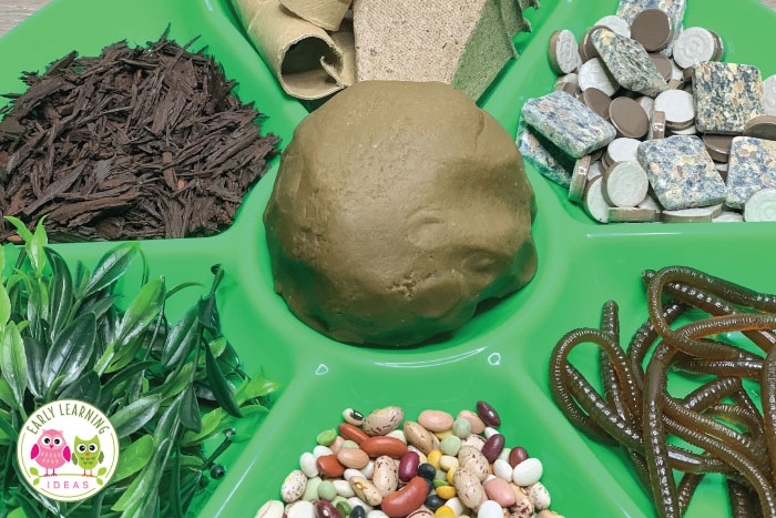 Plant Theme Playdough Invitation To Play