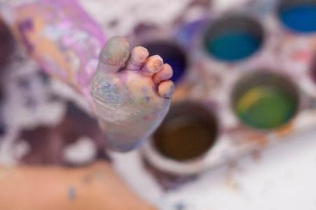 Toddler Paint Bath 