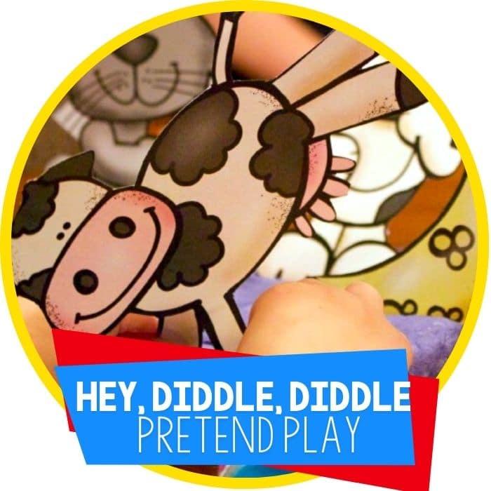 Hey, Diddle, Diddle Nursery Rhyme Play Dough Set