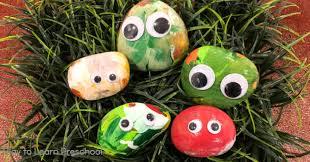 Pet Rocks - Process Art Painting Activity for Preschoolers