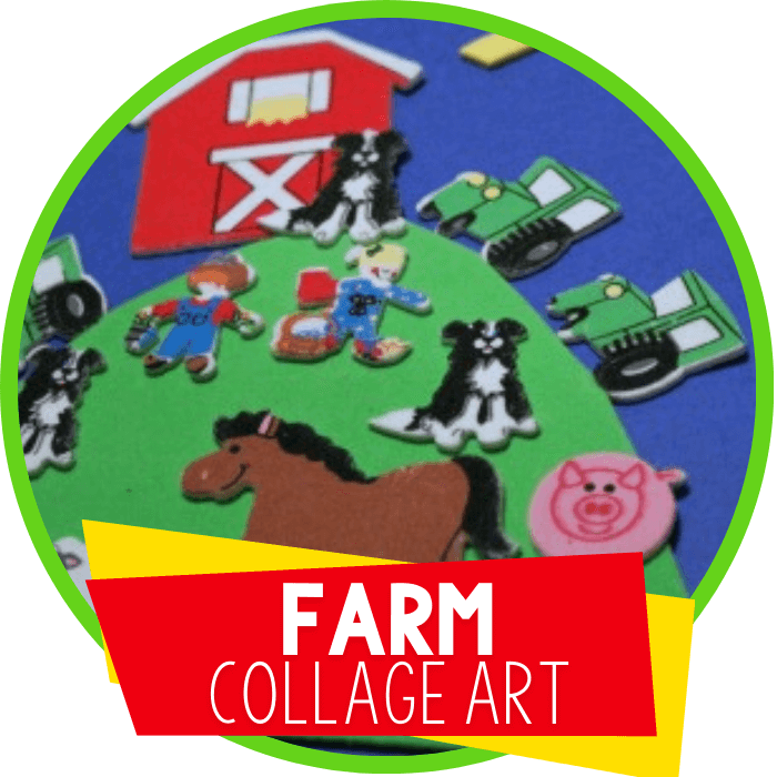 Sticker Collages Farm Animal Craft