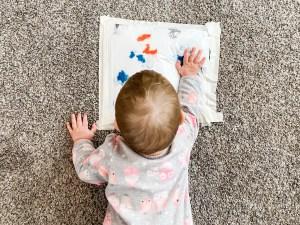 Tummy time sensory bags