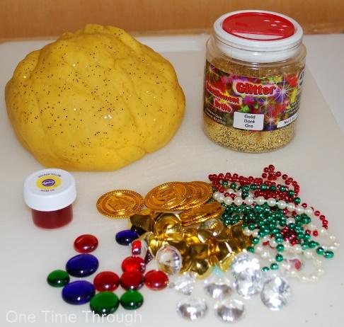 Treasure Playdough for Kids