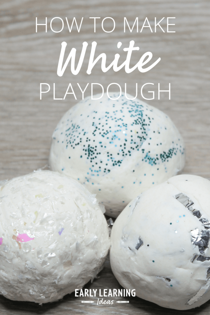 make white playdough