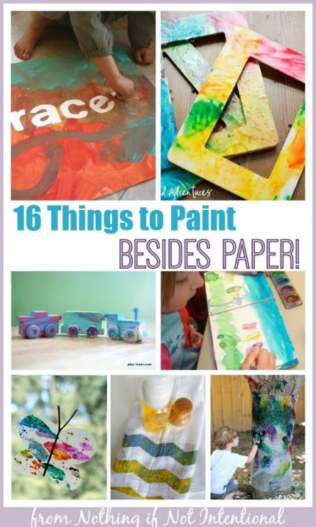 16 fun things to paint besides paper