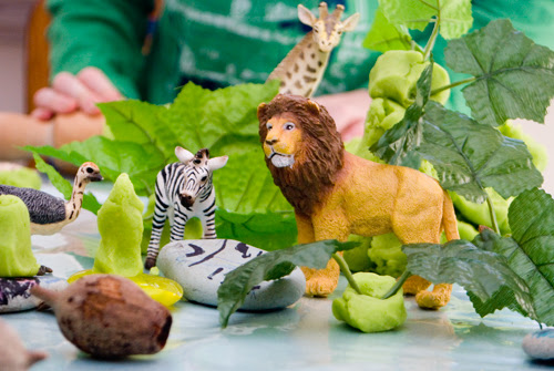 jungle play dough