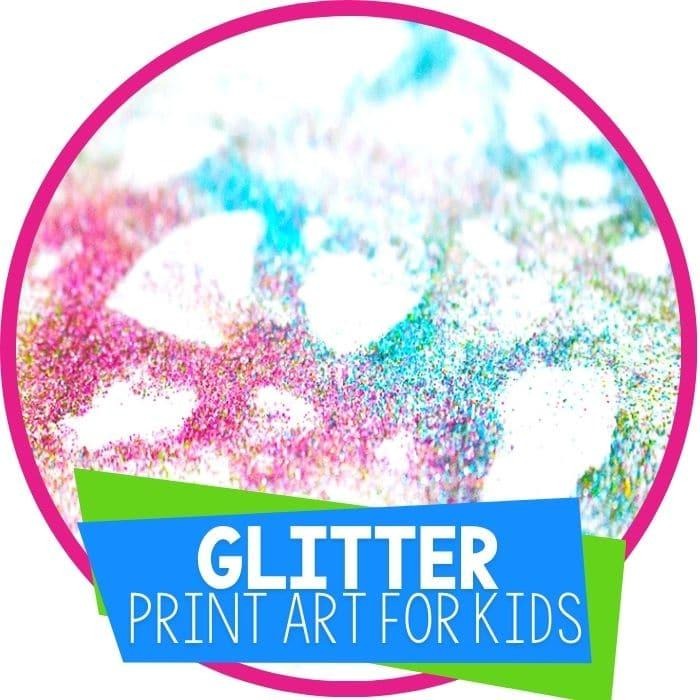 glitter art prints for kids featured image