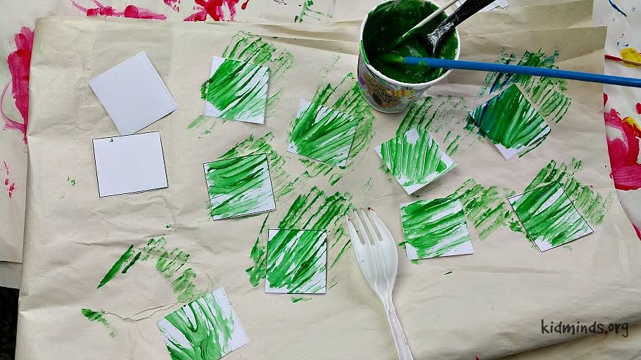 how to make painted papers