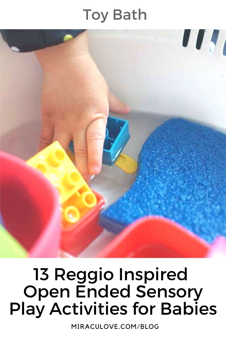 Toy Bath Sensory Play for Babies & Toddlers