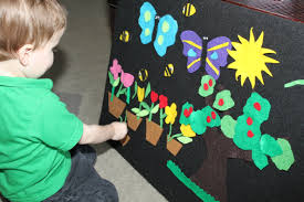 Spring Themed Felt Board