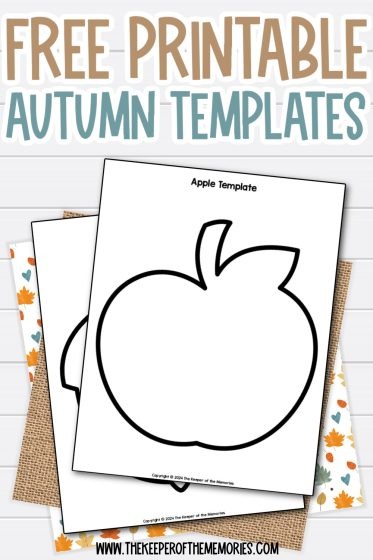 Fall Templates with text: Free Printable Fall Templates