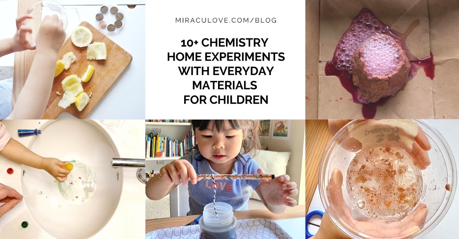Featured image for 10+ Chemistry Home Experiments with Everyday Materials for Children