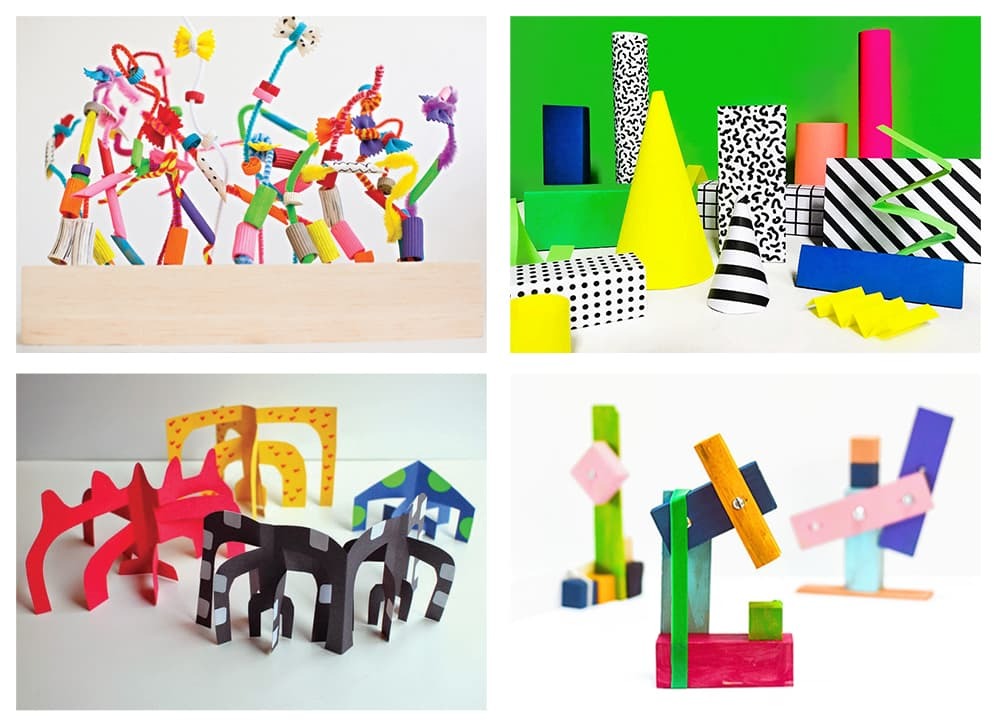 A collection of kids sculpture projects to help them explore new art mediums. | from barley & birch