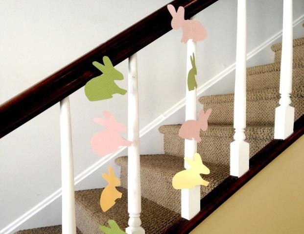 Bunny Garland Easter Craft with free printable