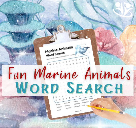 Explore the fascinating world of marine life with this engaging word search featuring a variety of ocean-dwelling animals! #creativelearning #kidsactivities #funlearning #wordsearch #marineanimals #kidminds #braingym #freedownload #learning #creativekids #earlyeducation