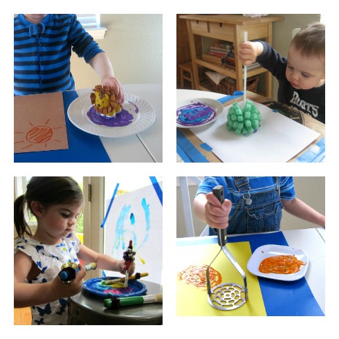 painting ideas for young toddlers