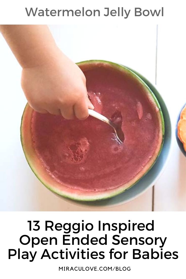 13 Reggio Inspired Open Ended Sensory Play Activities for Babies