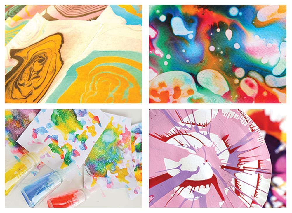 A collection of kids watercolor projects to help them explore new art mediums. | from barley & birch