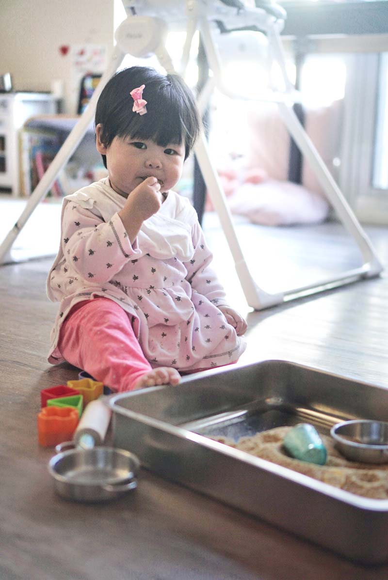 Not Just Edible But Nutritious Sand Sensory Play for Toddlers