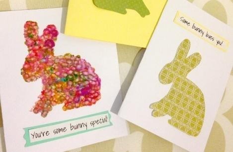 Making Homemade Easter Cards - Plus, 12 Simple Easter Crafts with Free Printable