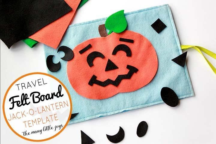 Travel felt boards are a great activity for kids stuck on a plane or waiting in a restaurant. This fun 