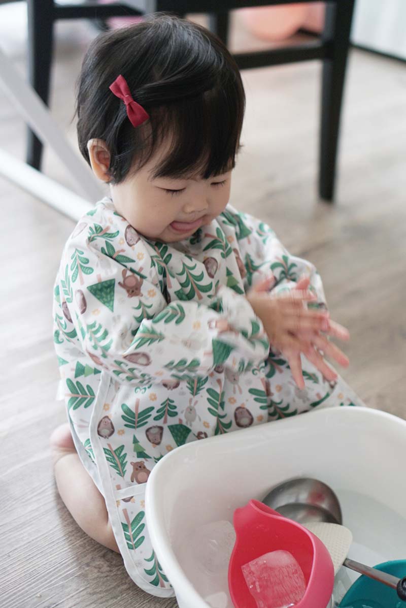 Ice Bath Sensory Play Activity for Toddlers