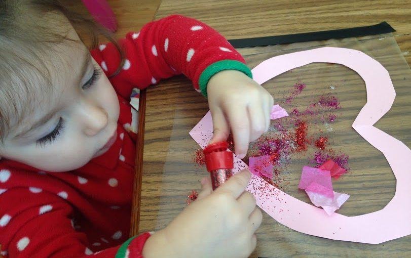 Valentine’s Heart Suncatcher (SO EASY)!