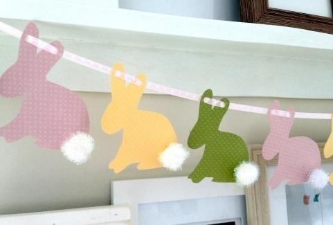 Easy Easter Banner with free printables