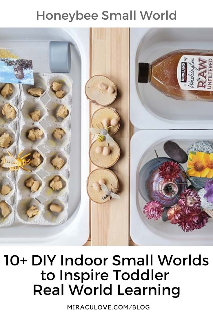 10+ DIY Indoor Small Worlds for Toddler Real World Learning