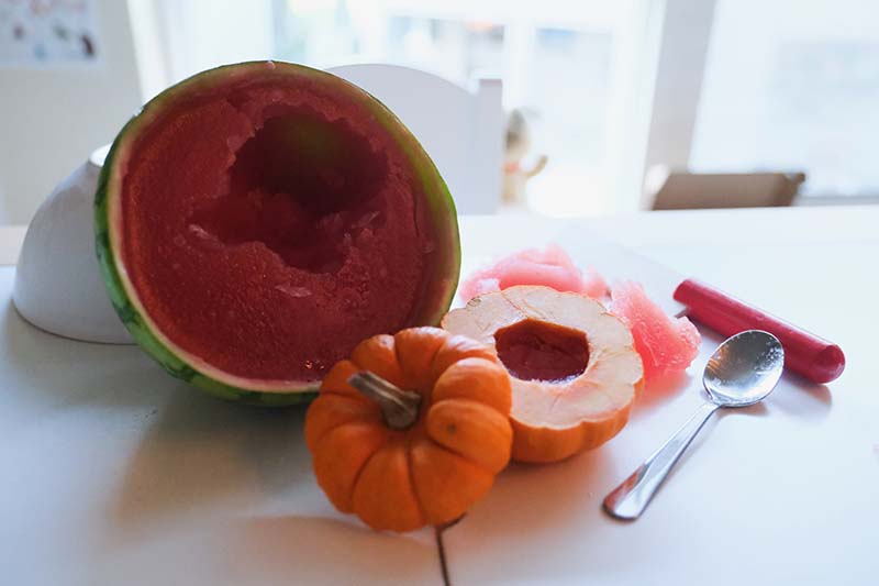 Jelly Fruit Bowl Scooping Sensory Play for Toddlers