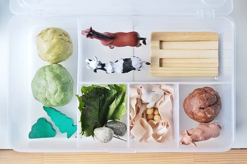 10+ Open-ended Play Dough Tinker Box Ideas