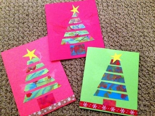 Making Homemade Holiday Cards that Kids Can Easily Make