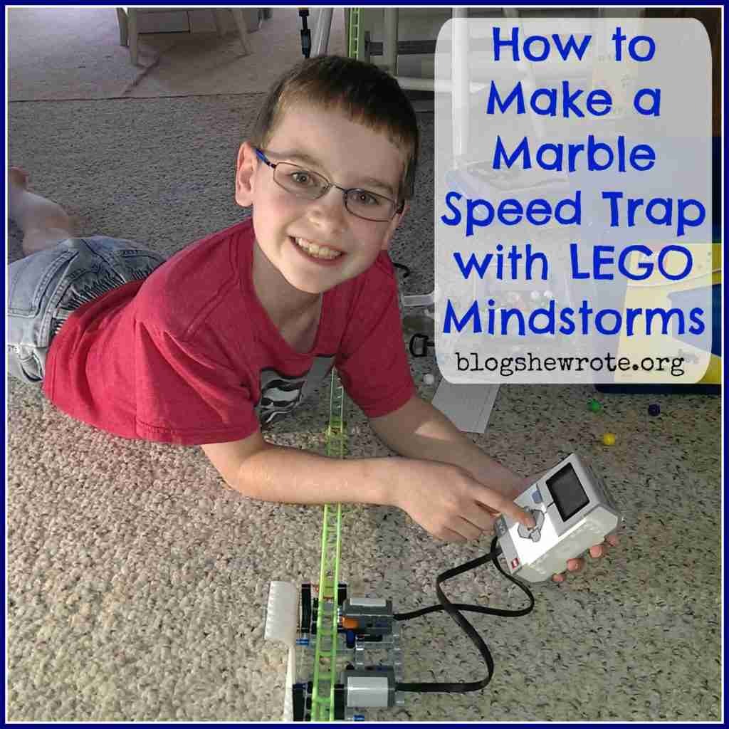 How to Make a Marble Speed Trap with LEGO Mindstorms