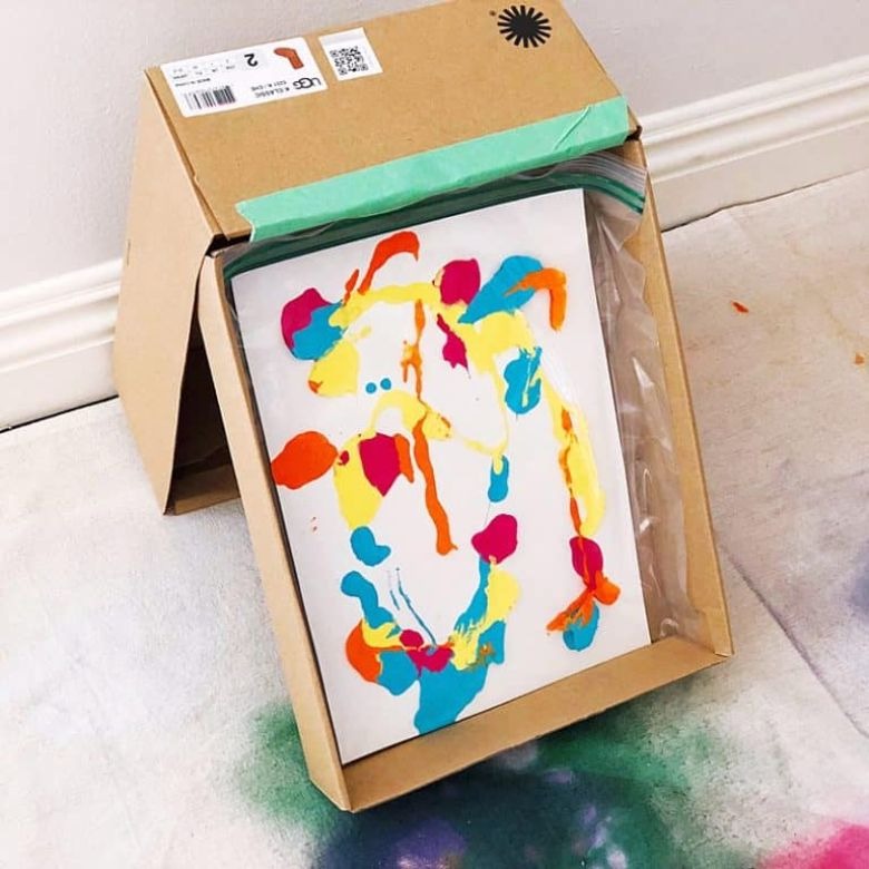 baby's first mess free painting