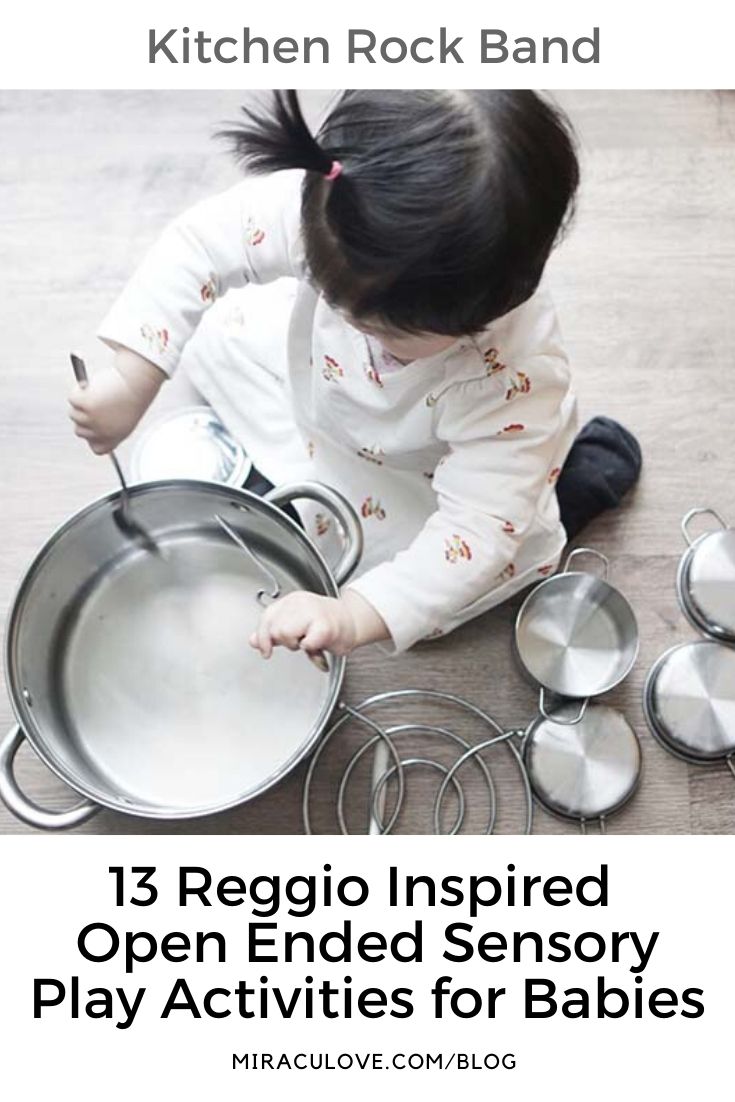 13 Reggio Inspired Open Ended Sensory Play Activities for Babies