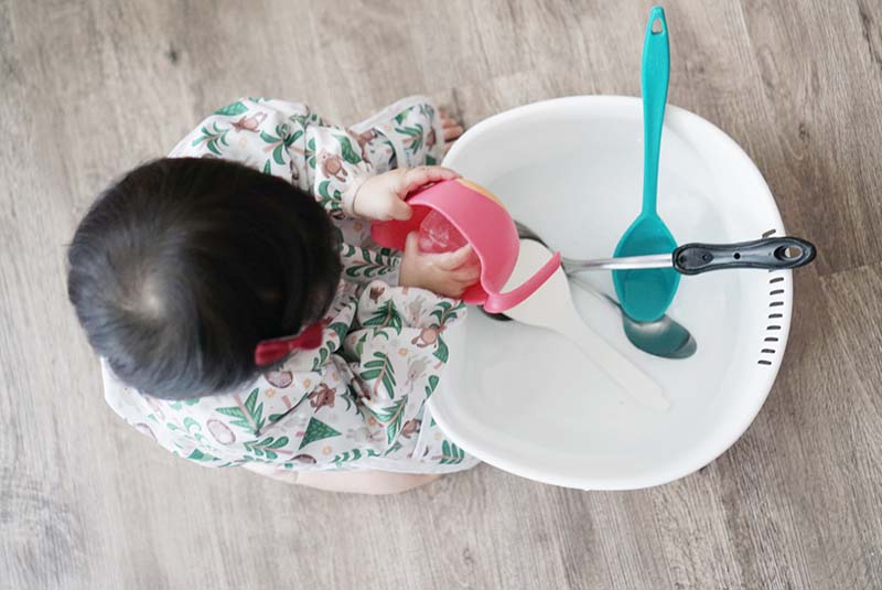 Ice Bath Sensory Play Activity for Toddlers