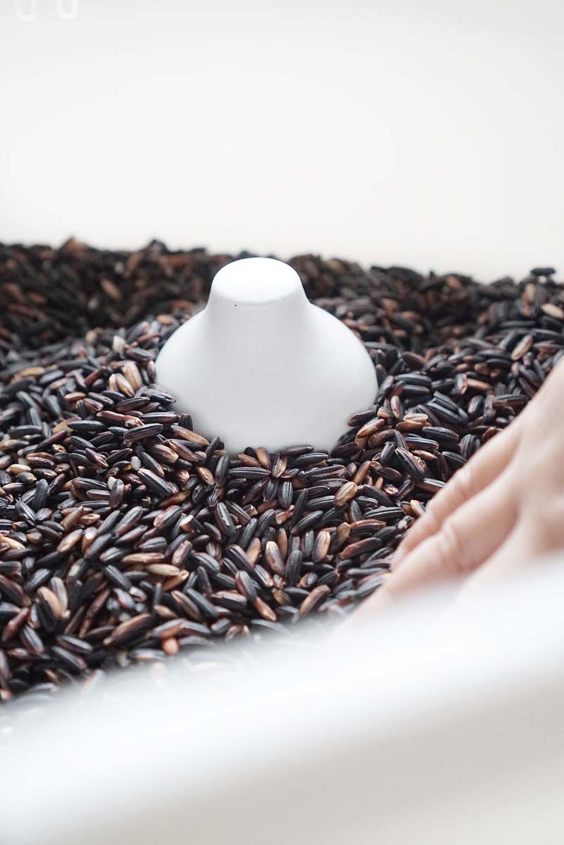 Vegetable Garden Sensory Bin for Toddlers