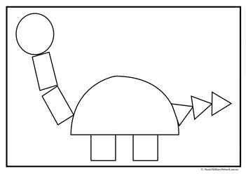 Dinosaur Shapes Set3