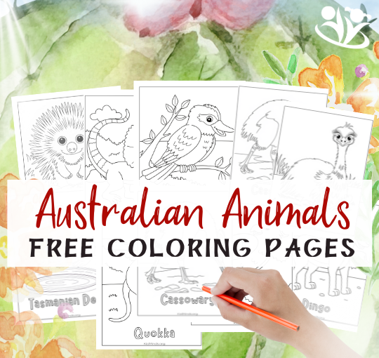 These coloring pages offer a fun and creative way to learn about the unique fauna that calls Australia home. #creativekids #kidsactivities #Australia #animals #freedownload #finemotorskills #creativelearning #coloring #braingym #kidminds #learning #earlyeducation