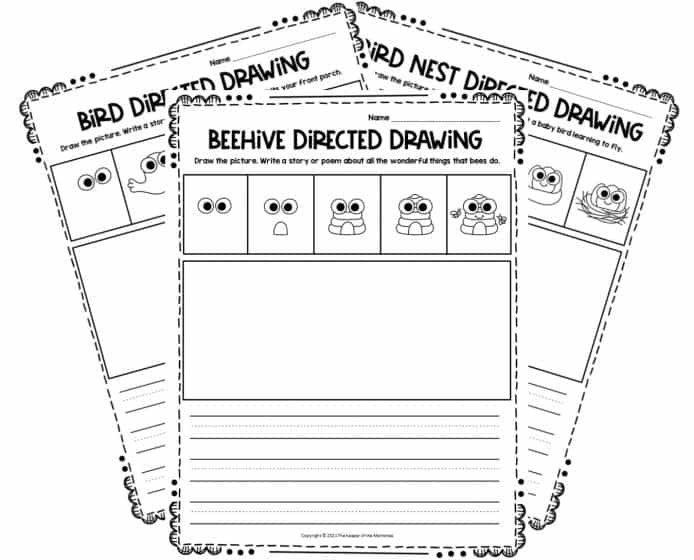 Spring Directed Drawing Printables